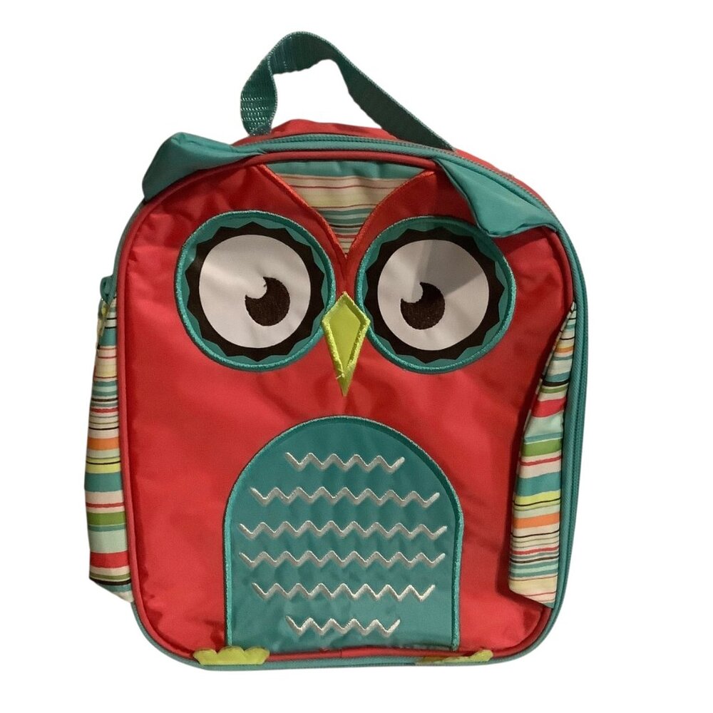 Thirty-One Hoo's Hungry‎ Chill-icious Thermal Lunch Box Owl Insulated 12"x9.5"